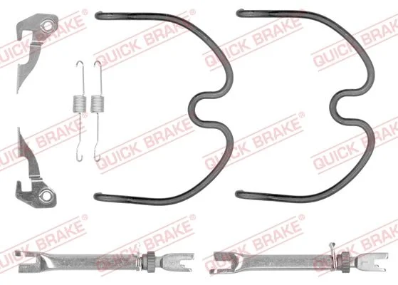 Priedų komplektas, stabdžių trinkelės QUICK BRAKE 105-0872S