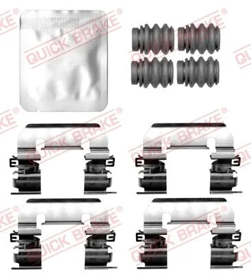 Priedų komplektas, diskinių stabdžių trinkelės quick brake 109-0212