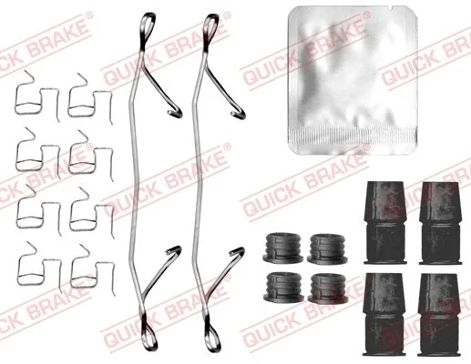 Priedų komplektas, diskinių stabdžių trinkelės QUICK BRAKE 109-0219