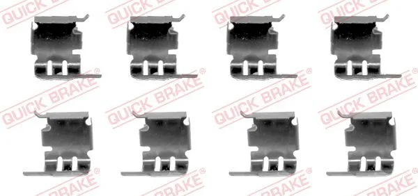 Priedų komplektas, diskinių stabdžių trinkelės QUICK BRAKE 109-1286
