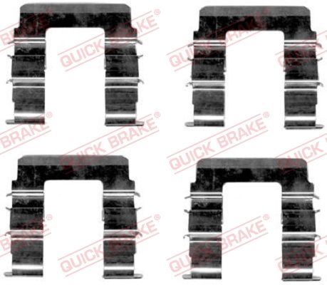 Accessory Kit, disc brake pad QUICK BRAKE 109-1615