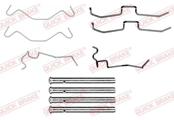 Accessory Kit, disc brake pad QUICK BRAKE 109-1650