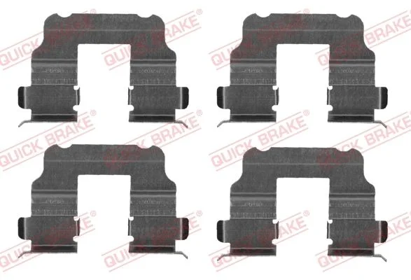 Priedų komplektas, diskinių stabdžių trinkelės QUICK BRAKE 109-1690