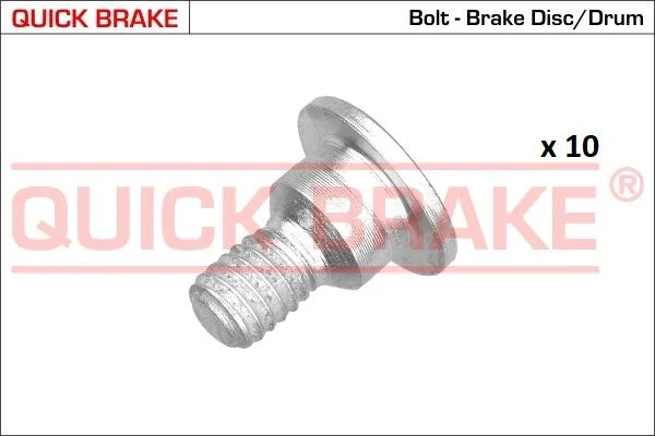 Varžtas, stabdžių diskas QUICK BRAKE 11660-10K