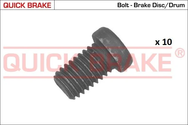 Varžtas, stabdžių diskas QUICK BRAKE 11668-10K