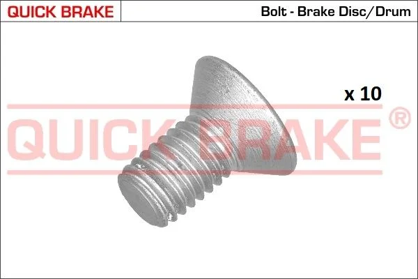 Varžtas, stabdžių diskas QUICK BRAKE 11669-10K