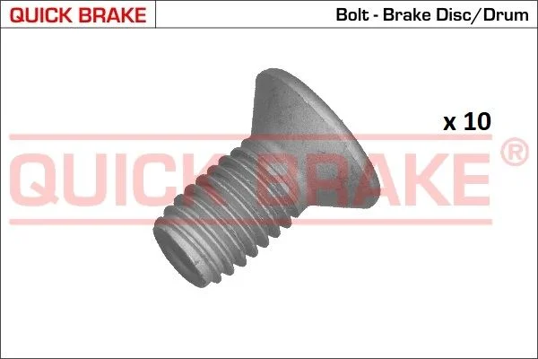 Varžtas, stabdžių diskas QUICK BRAKE 11670-10K