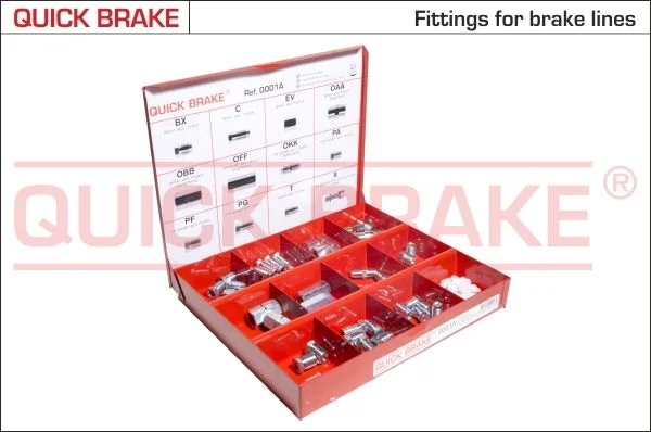 Asortimentas, jungtys QUICK BRAKE 171-0001A