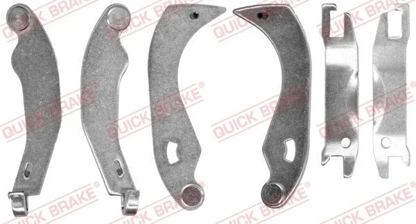 Reguliatorių komplektas, būgninis stabdys QUICK BRAKE 101 53 006