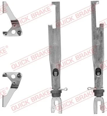 Reguliatorių komplektas, būgninis stabdys QUICK BRAKE 102 53 005