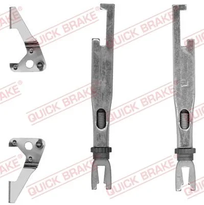 Reguliatorių komplektas, būgninis stabdys QUICK BRAKE 102 53 019