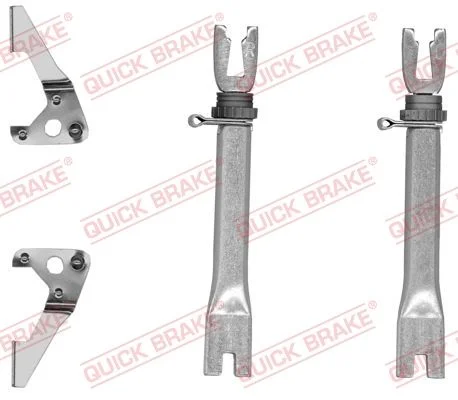 Reguliatorių komplektas, būgninis stabdys QUICK BRAKE 102 53 025