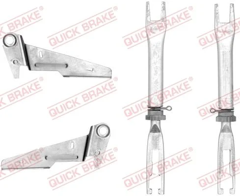 Reguliatorių komplektas, būgninis stabdys QUICK BRAKE 102 53 026