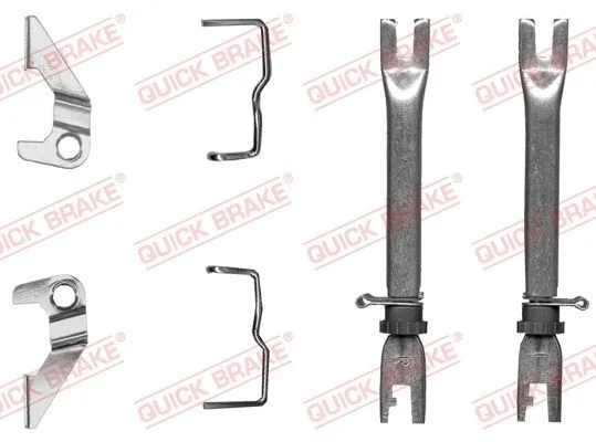 Reguliatorių komplektas, būgninis stabdys QUICK BRAKE 102 53 028
