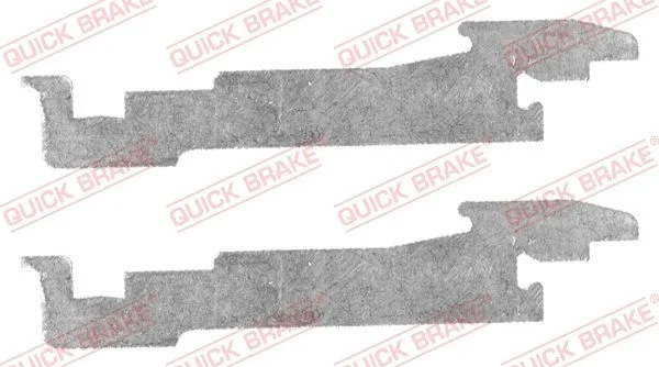 Reguliatorių komplektas, būgninis stabdys QUICK BRAKE 104 53 001