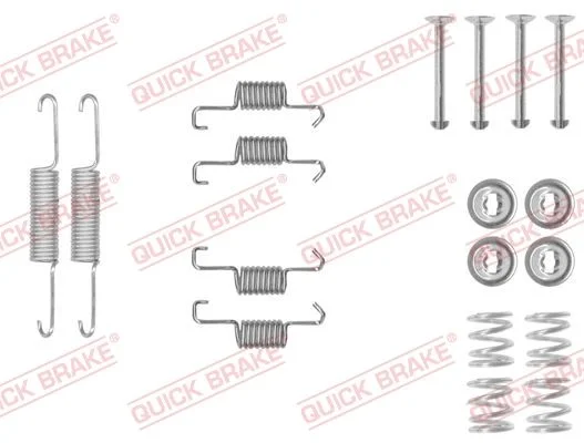 Accessory Kit, parking brake shoes QUICK BRAKE 105-0011