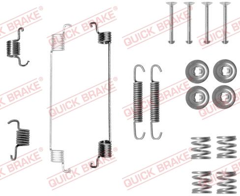 Комплект приладдя, гальмівна колодка QUICK BRAKE 105-0014