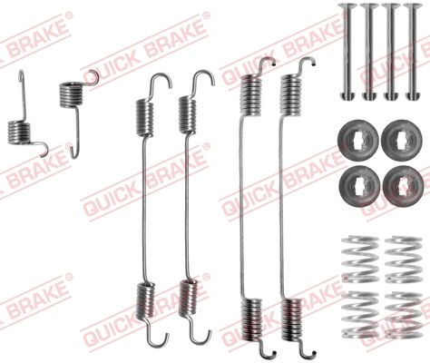 Priedų komplektas, stabdžių trinkelės QUICK BRAKE 105-0021