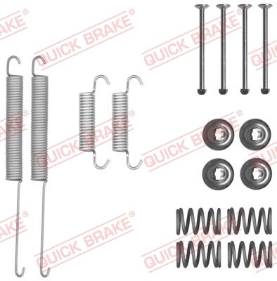 Priedų komplektas, stabdžių trinkelės QUICK BRAKE 105-0026