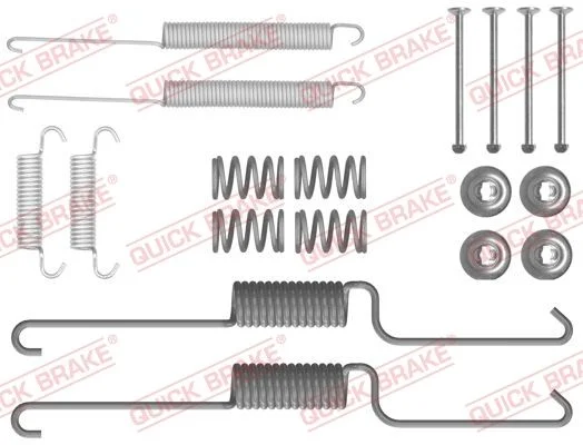 Priedų komplektas, stabdžių trinkelės quick brake 105-0026X-02