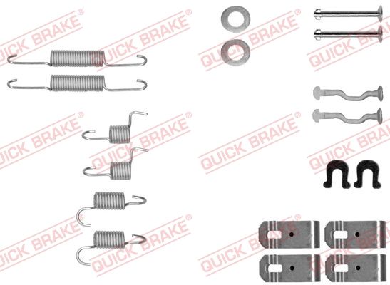 Accessory Kit, parking brake shoes QUICK BRAKE 105-0028