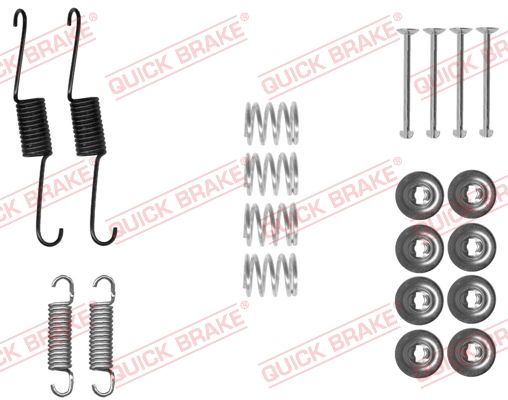 Комплект приладдя, гальмівна колодка QUICK BRAKE 105-0031