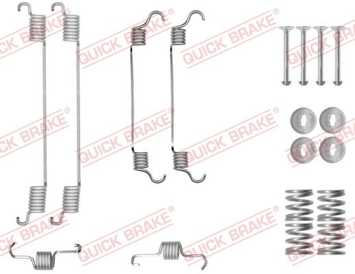 Priedų komplektas, stabdžių trinkelės QUICK BRAKE 105-0034