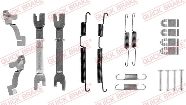 Priedų komplektas, stabdžių trinkelės QUICK BRAKE 105-0045S