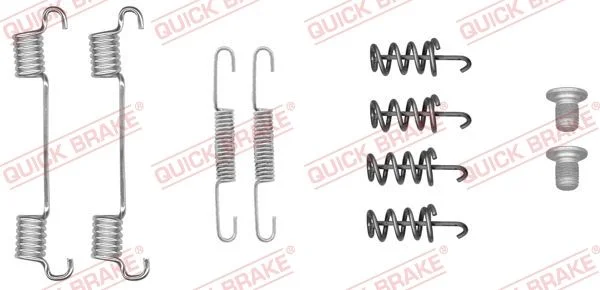 Accessory Kit, parking brake shoes QUICK BRAKE 105-0051