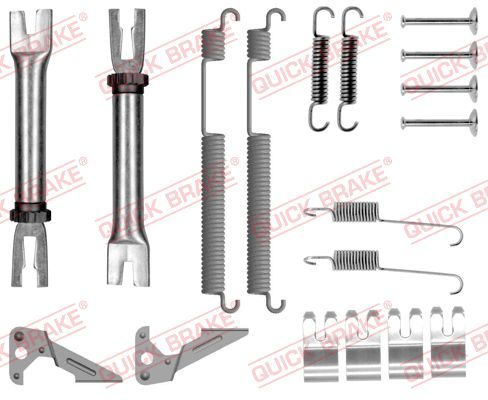 Priedų komplektas, stabdžių trinkelės QUICK BRAKE 105-0053S