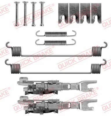 Priedų komplektas, stabdžių trinkelės QUICK BRAKE 105-0056S