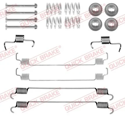 Priedų komplektas, stabdžių trinkelės QUICK BRAKE 105-0058