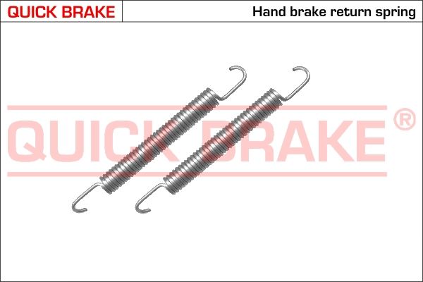 Комплект приладдя, колодка стоянкового гальма QUICK BRAKE 105-0480