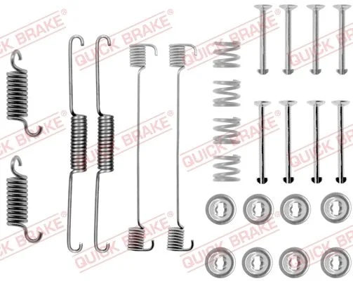 Priedų komplektas, stabdžių trinkelės QUICK BRAKE 105-0514