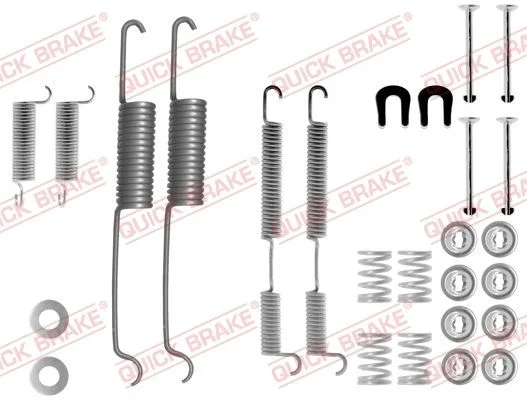 Priedų komplektas, stabdžių trinkelės QUICK BRAKE 105-0518