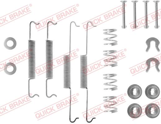 Priedų komplektas, stabdžių trinkelės QUICK BRAKE 105-0522