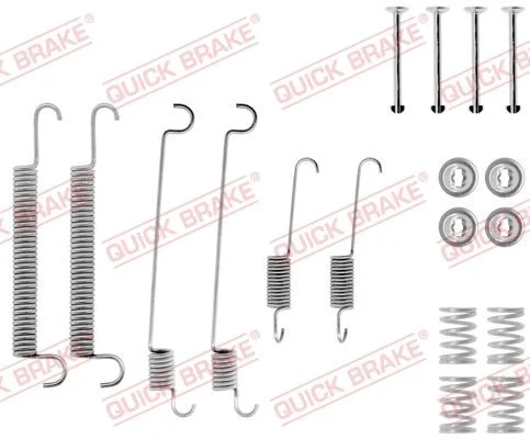 Priedų komplektas, stabdžių trinkelės QUICK BRAKE 105-0547