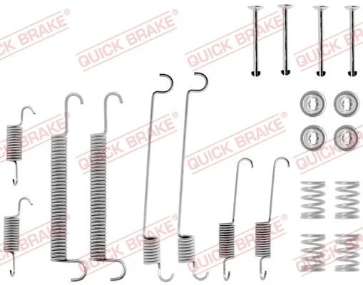 Priedų komplektas, stabdžių trinkelės QUICK BRAKE 105-0560