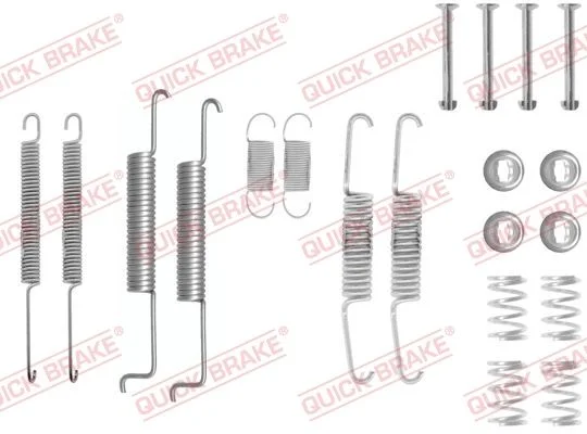 Priedų komplektas, stabdžių trinkelės QUICK BRAKE 105-0597