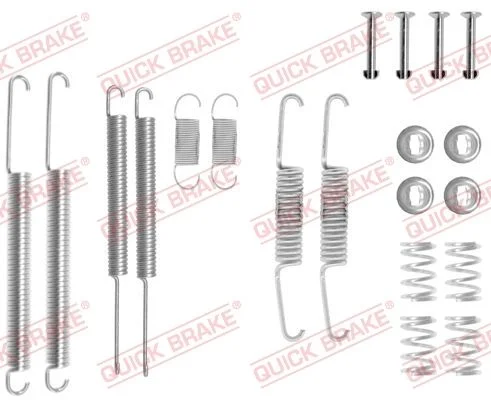 Комплект приладдя, гальмівна колодка QUICK BRAKE 105-0598