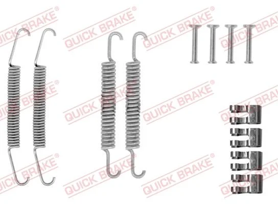 Priedų komplektas, stabdžių trinkelės QUICK BRAKE 105-0610