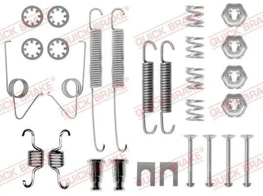 Priedų komplektas, stabdžių trinkelės QUICK BRAKE 105-0614