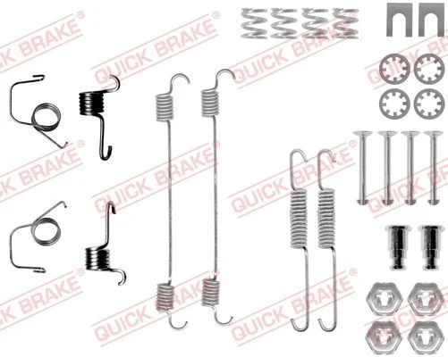 Priedų komplektas, stabdžių trinkelės QUICK BRAKE 105-0617