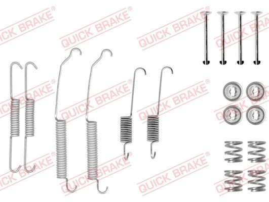 Priedų komplektas, stabdžių trinkelės QUICK BRAKE 105-0618