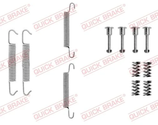 Комплект приладдя, колодка стоянкового гальма QUICK BRAKE 105-0621