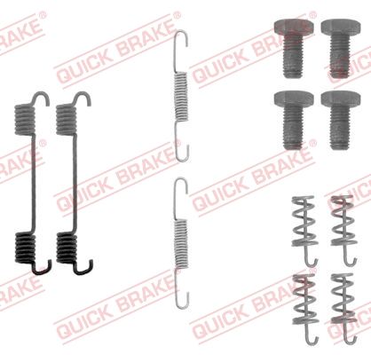 Priedų komplektas, stovėjimo stabdžių trinkelės QUICK BRAKE 105-0622