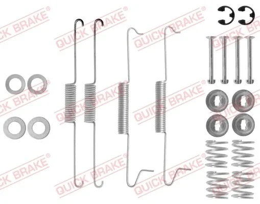 Комплект приладдя, гальмівна колодка QUICK BRAKE 105-0623