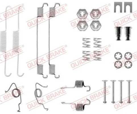 Priedų komplektas, stabdžių trinkelės QUICK BRAKE 105-0626