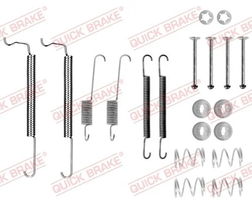Priedų komplektas, stabdžių trinkelės QUICK BRAKE 105-0629