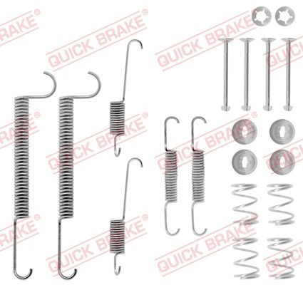 Priedų komplektas, stabdžių trinkelės QUICK BRAKE 105-0630